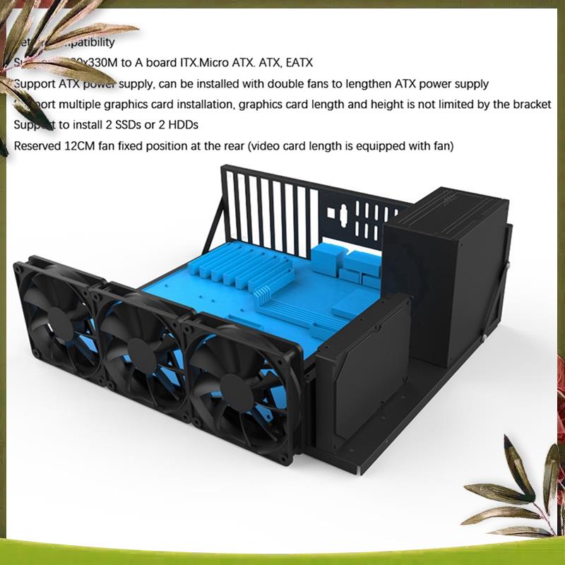 Gpu Mining Rig Frame 8 Gpu - New-3X การทําเหมืองแร่กรอบการทําเหมืองแร่ ETH เมนบอร์ดวงเล็บหนา Bitcoin Mining