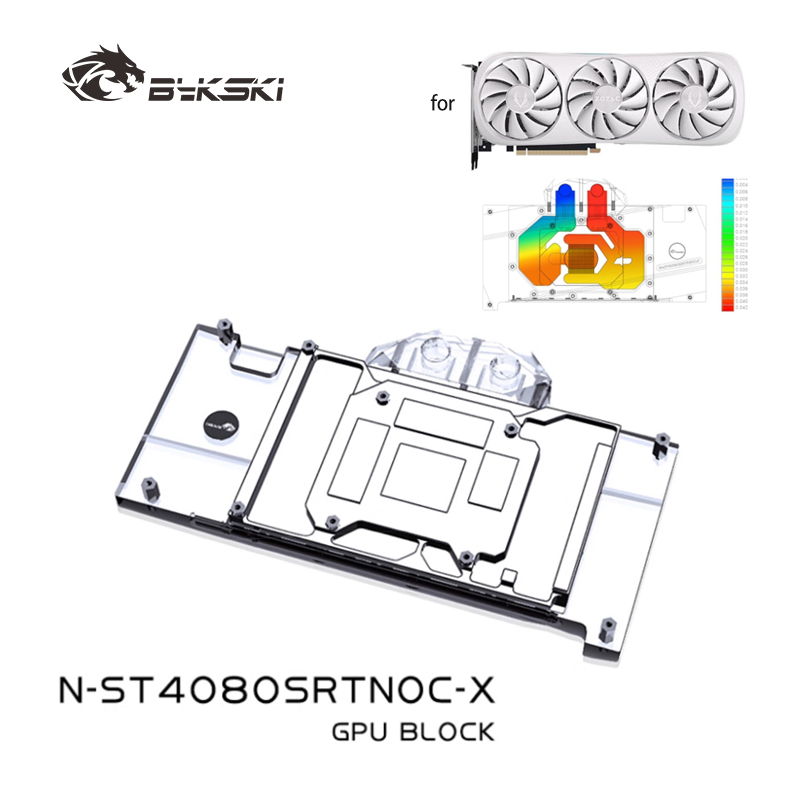 Rtx 4080 Super 16Gb - Bykski N-ST4080SRTNOC-X GPU บล็อกสำหรับ ZOTAC RTX