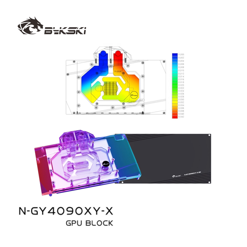 Rtx 4090 Water Block - บล็อกน้ำ Bykski สำหรับการ์ดจอ GALAX GeForce RTX