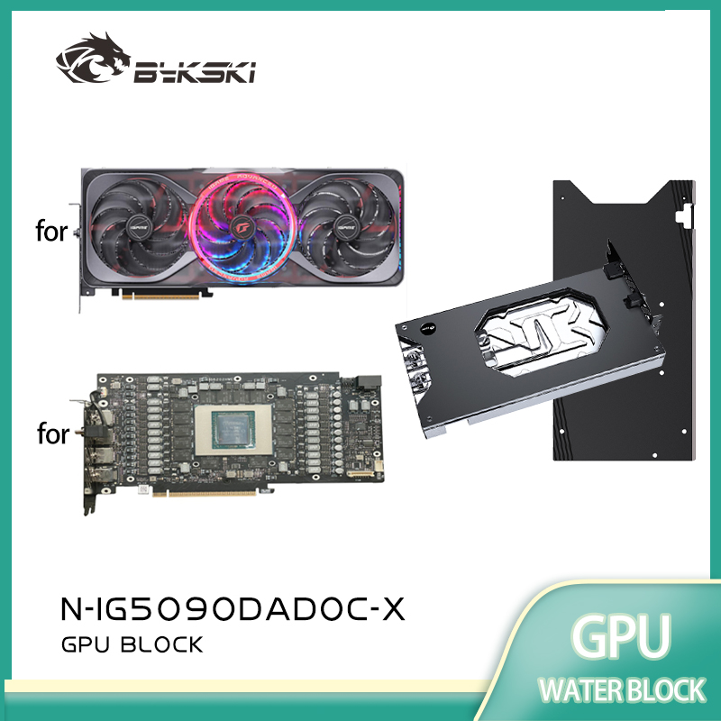 Rtx 5090 32Gb - บล็อก GPU Bykski สำหรับการ์ดจอ Colorful IGame