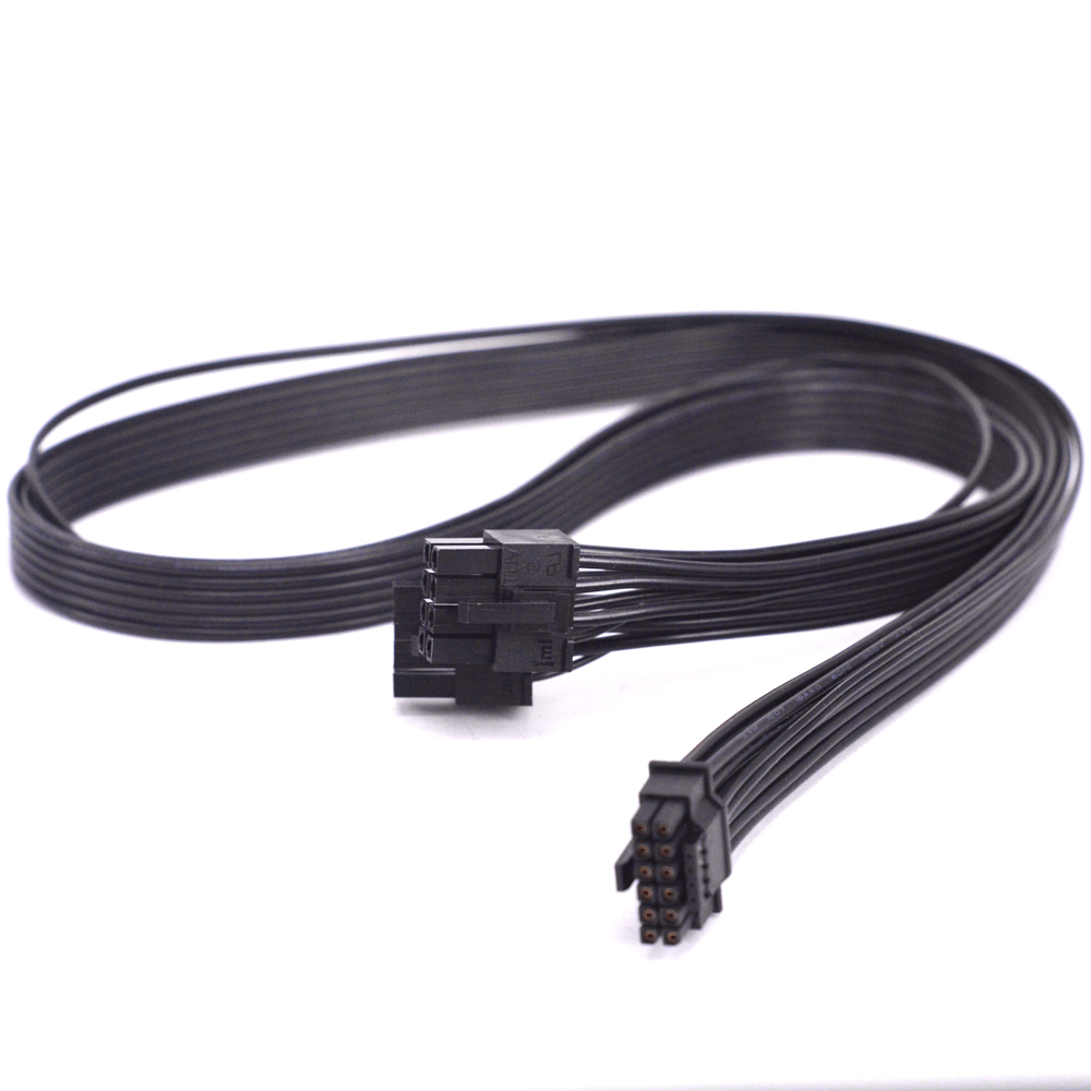 Dual 8Pin To 16Pin 12Vhpwr Cable - XPG atada สายเคเบิลแบบแยกส่วน600W PCIe 5.0 12vhpwr