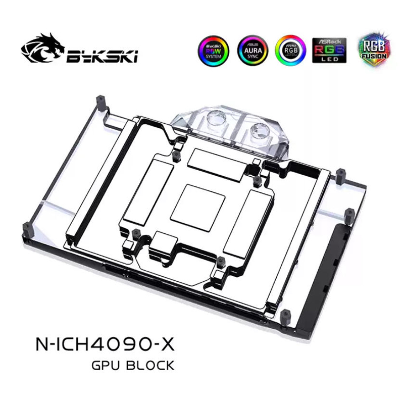 Rtx 4090 Water Block - บีกสกี้ N-ICH4090-X GPU บล็อกน้ำใช้สำหรับ Inno3D GeForce