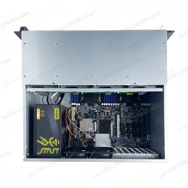 Server Gpu Chassis 4U - เวิร์กสเตชันประมวลผลกราฟิกด้วย GPU สำหรับการเรนเดอร์ AI เซิร์ฟเวอร์ 4U