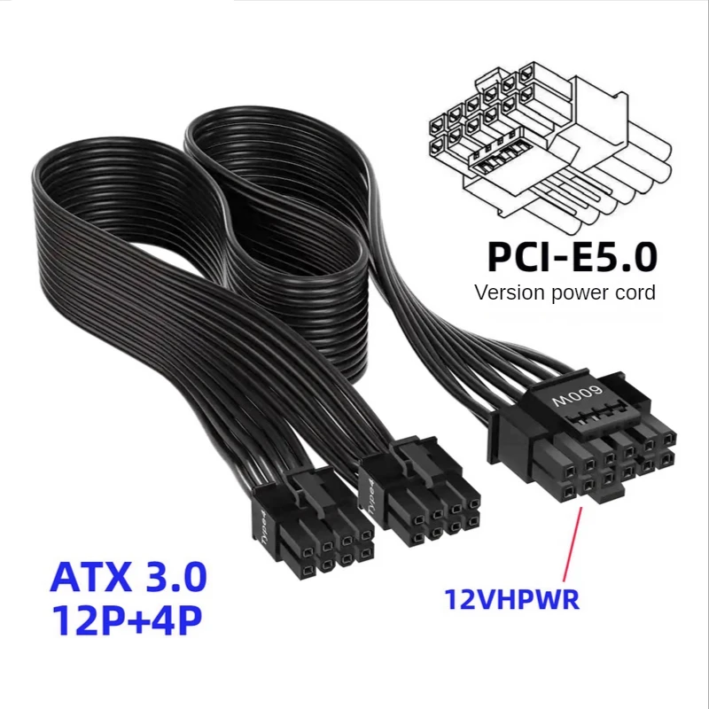 สายไฟโมดูลาร์ 12VHPWR ATX3.0 P - Dual 8Pin To 16Pin 12Vhpwr Cable บทวิจารณ์และราคา