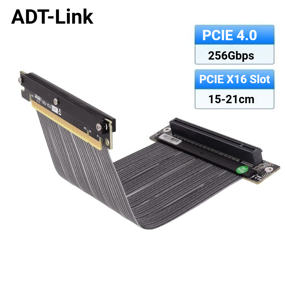 สายต่อขยาย GPU แบบยืดหยุ่น ADT - Itx Gpu Riser Pcie 4.0 16X บทวิจารณ์และราคา
