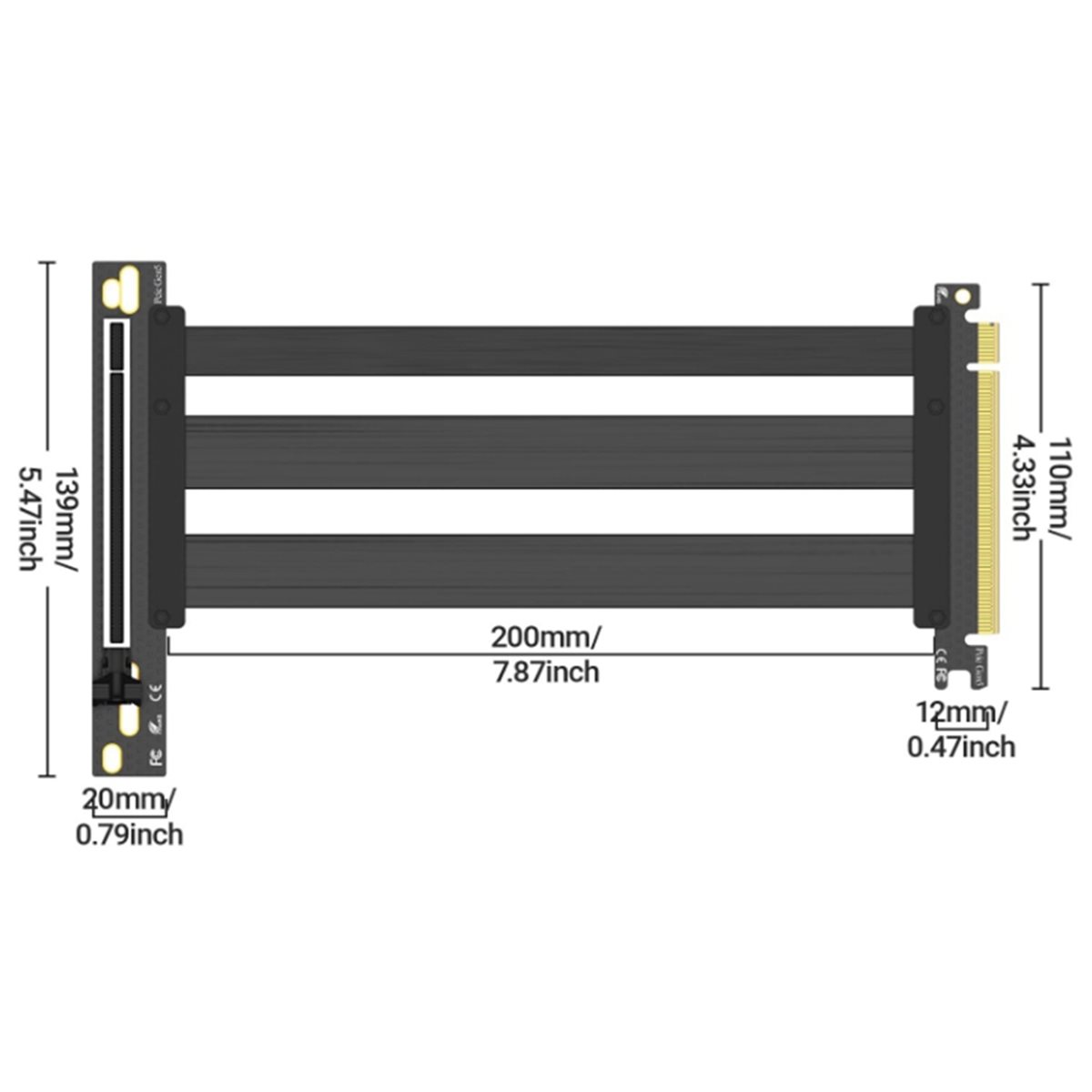 สายต่อ PCIe 5.0 Riser Cable สำ - Pcie 5.0 Gpu Riser Cable บทวิจารณ์และราคา