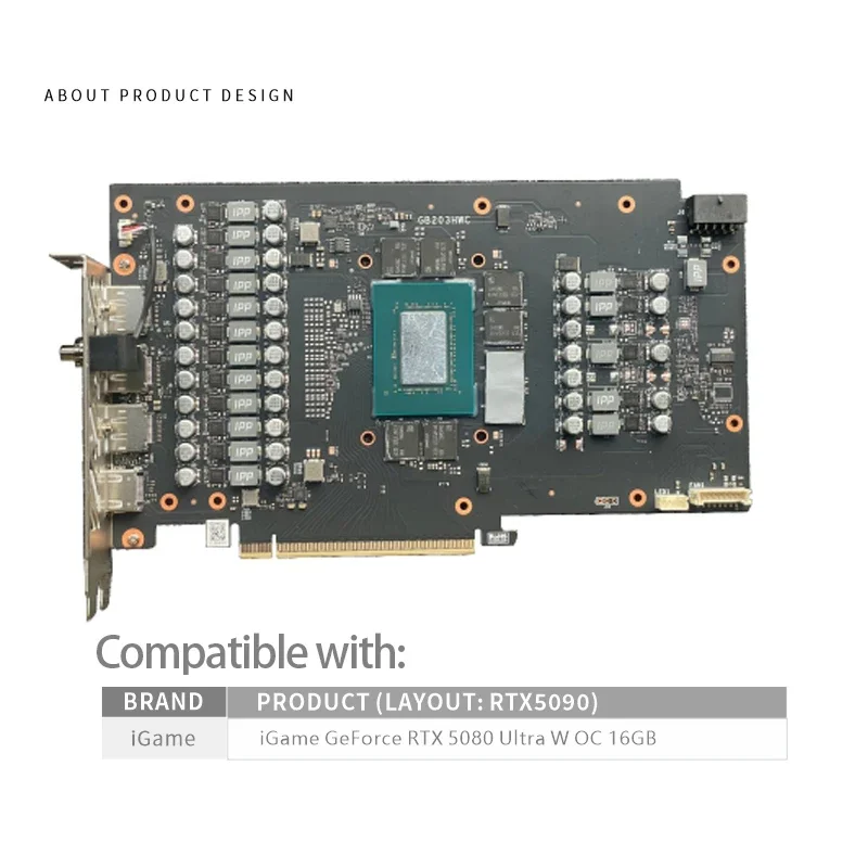 Bykski GPU Block สําหรับสีสัน  - Rtx 5080 16Gb บทวิจารณ์และราคา