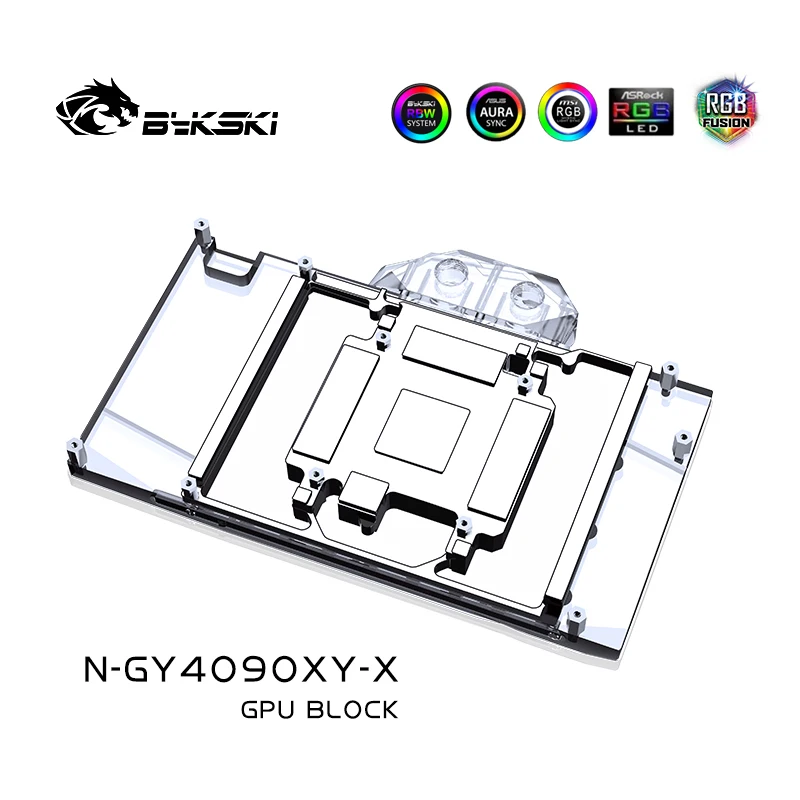 บล็อกน้ำ Bykski สำหรับการ์ดจอ  - Rtx 4090 Water Block บทวิจารณ์และราคา