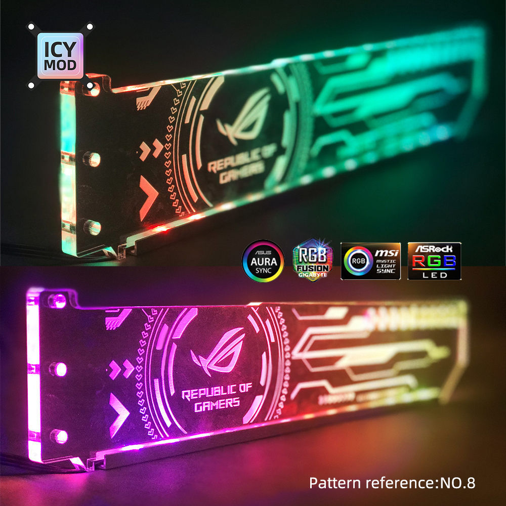 RGB VGA ผู้ถือปรับแต่ง ARGB แน - Desktop Gaming Gpu 32Gb บทวิจารณ์และราคา