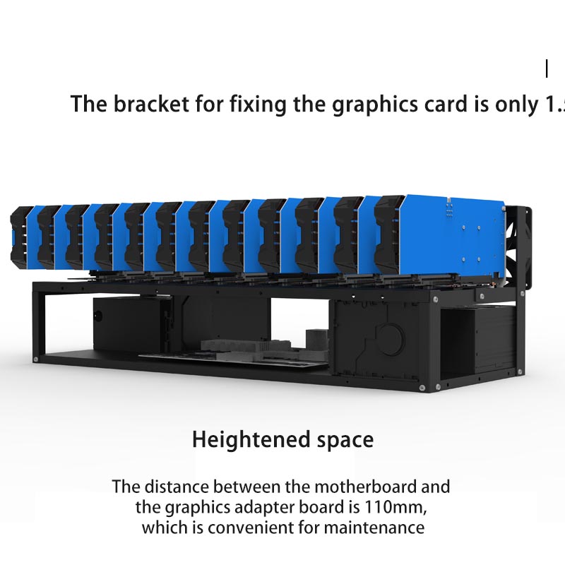 ขายึดการ์ดจอ 6/8/12 ตัว แบบโคร - Gpu Mining Rig Frame 8 Gpu บทวิจารณ์และราคา