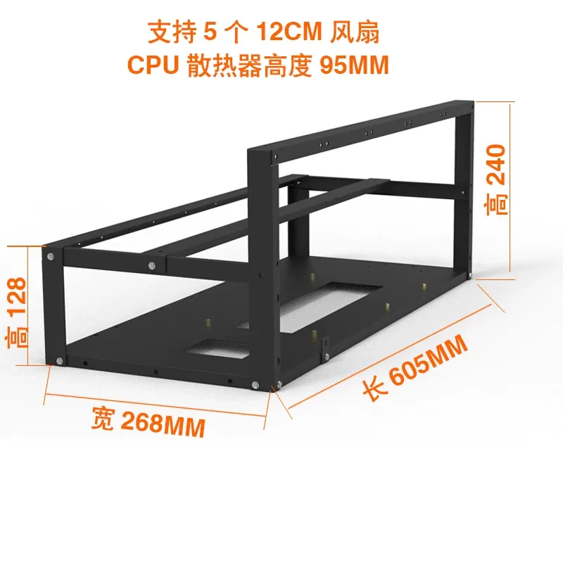 ขาตั้งการ์ดจอ JMZ แบบเปิดโล่งส - Gpu Mining Rig Frame 8 Gpu บทวิจารณ์และราคา