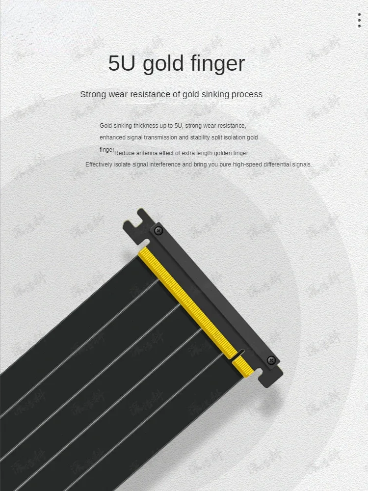 สีดำสีขาวคู่กราฟิก PCIe 4.0X16 - Itx Gpu Riser Pcie 4.0 16X บทวิจารณ์และราคา