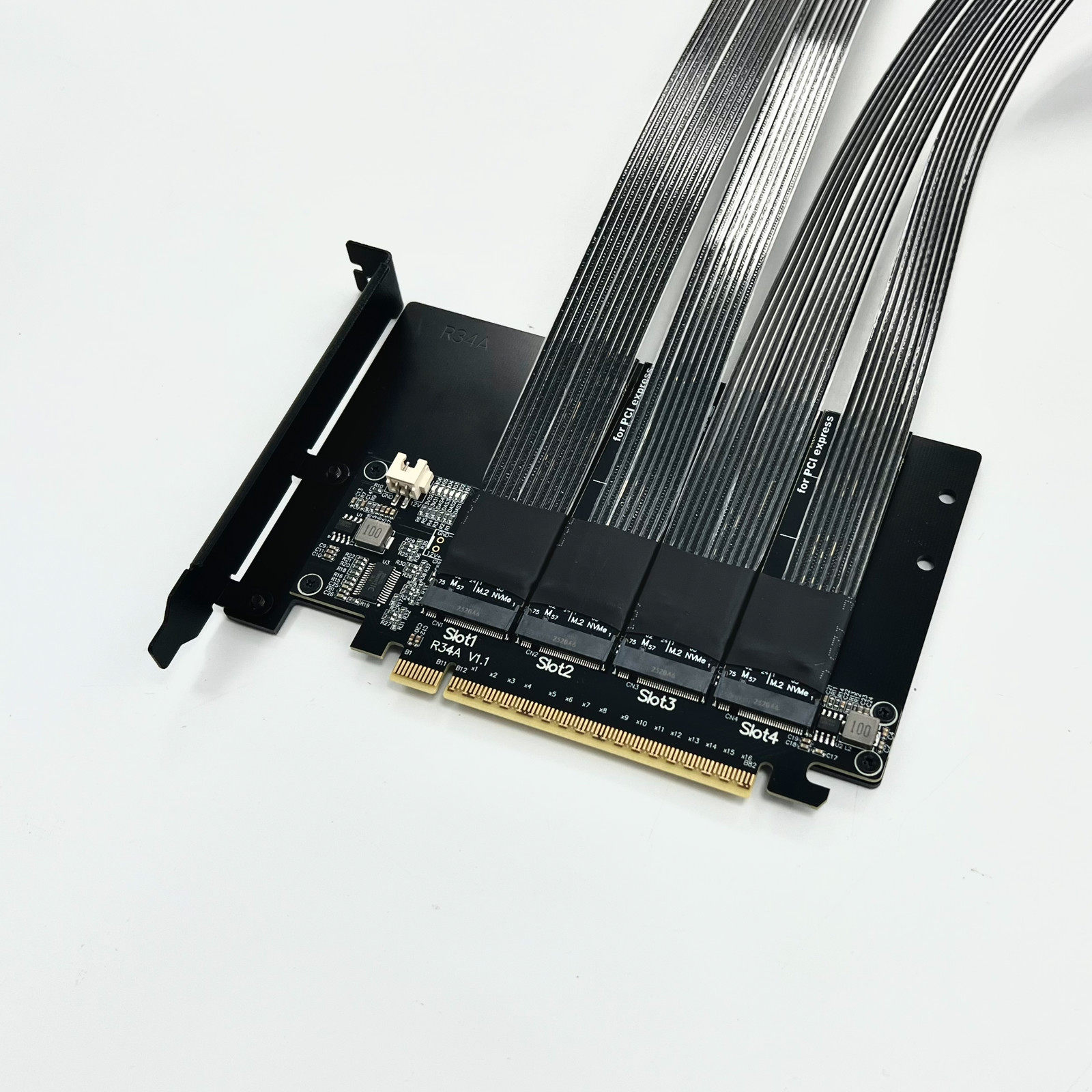 PCIe 5.0 X16 4*M.2 NVMe พร้อมส - Pcie 5.0 Gpu Riser Cable บทวิจารณ์และราคา