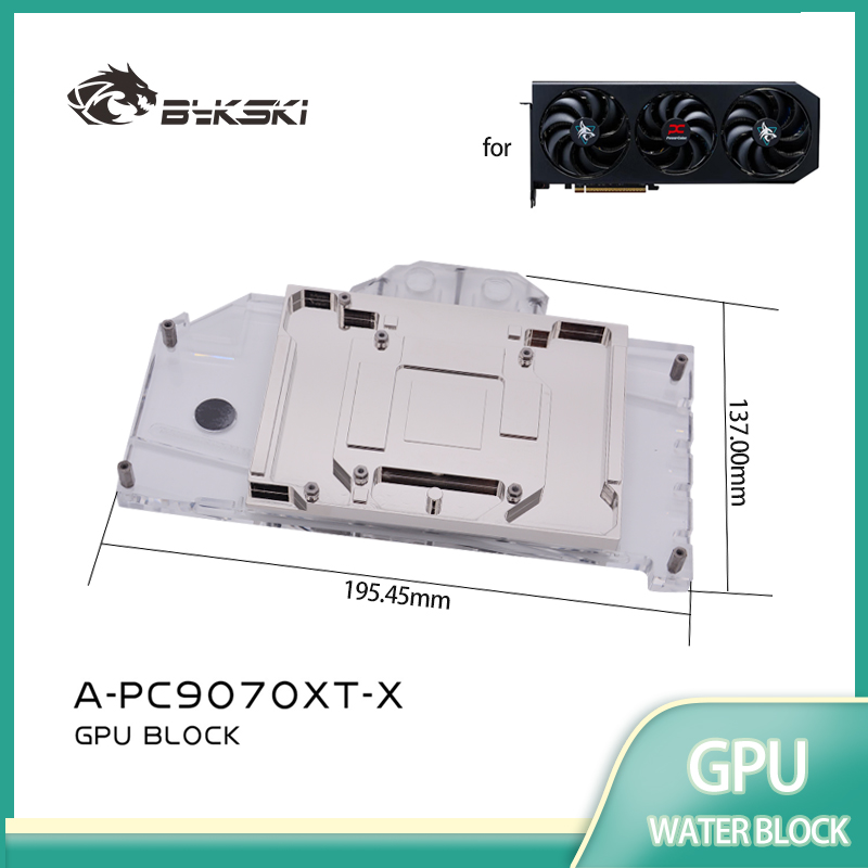 บีกสกี้ A-PC9070XT-X GPU บล็อก - Rx 9070 Xt บทวิจารณ์และราคา